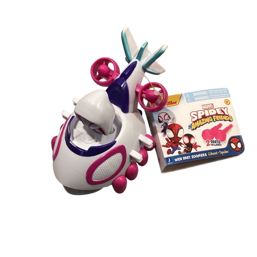 Marvel Spidey and His Amazing Friends Web Dart Zoomers‎ Ghost-Spider Vehicle Toy